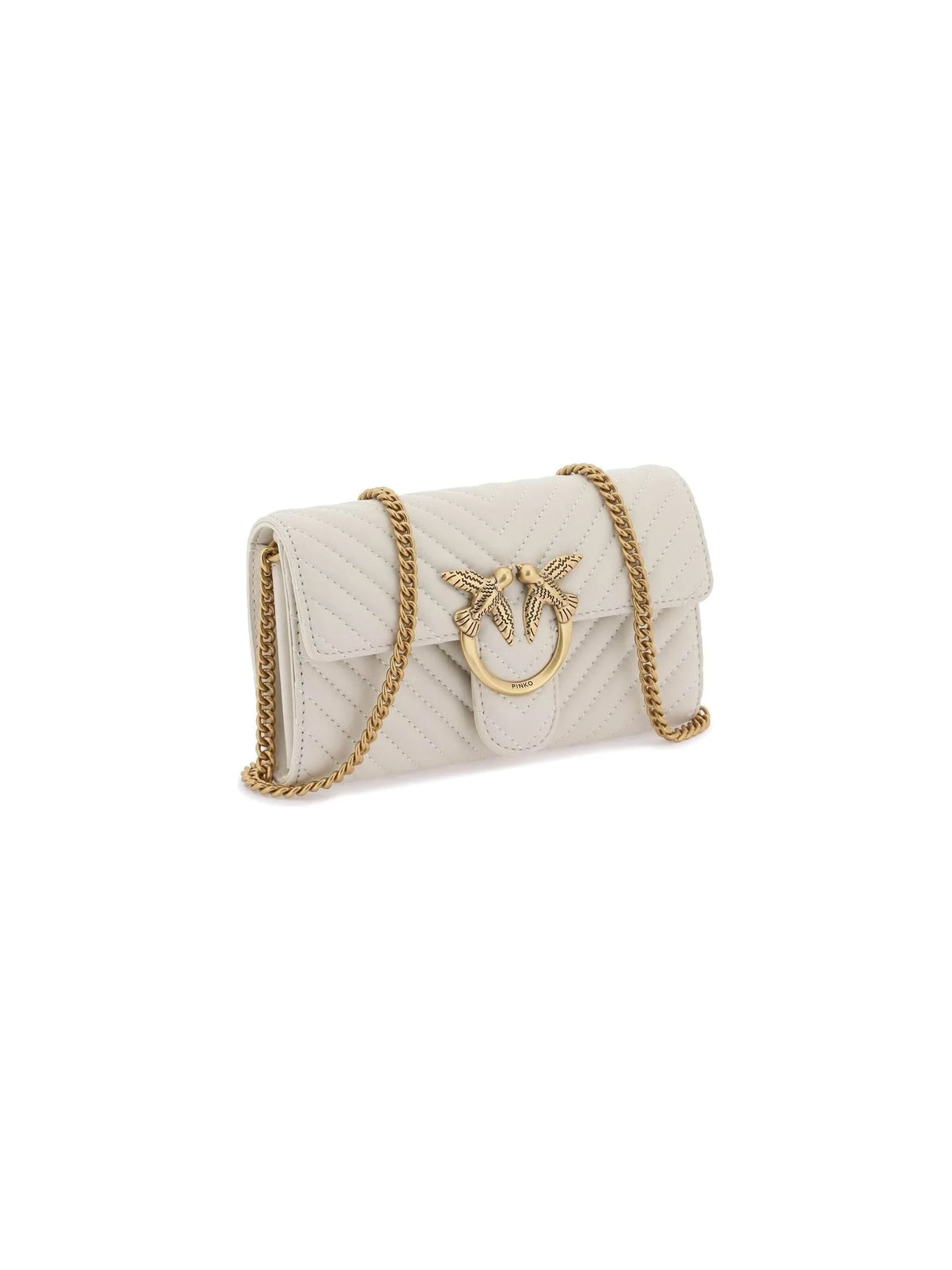 PINKO-Love Bag One Wallet Chevron -JOHN JULIA.