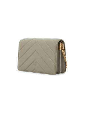 PINKO-Love Click Big Chevron Bag -JOHN JULIA.