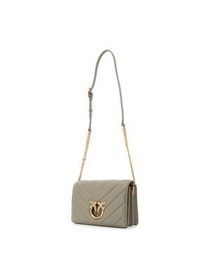 PINKO-Love Click Big Chevron Bag -JOHN JULIA.