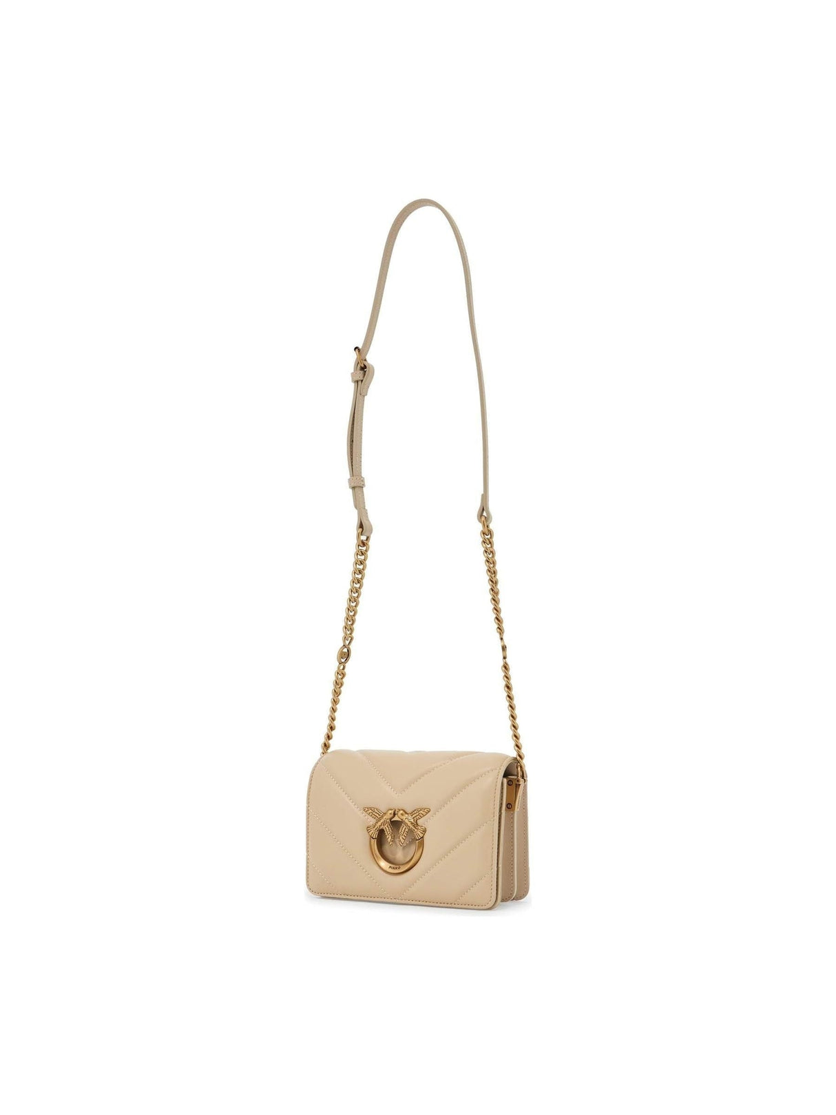 PINKO-Mini Love Bag Click Big Chevron -JOHN JULIA.