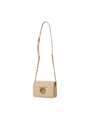 PINKO-Mini Love Bag Click Big Chevron -JOHN JULIA.