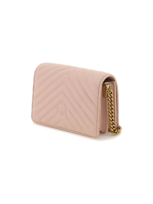 PINKO-Mini Love Bag Click Chevron -JOHN JULIA.