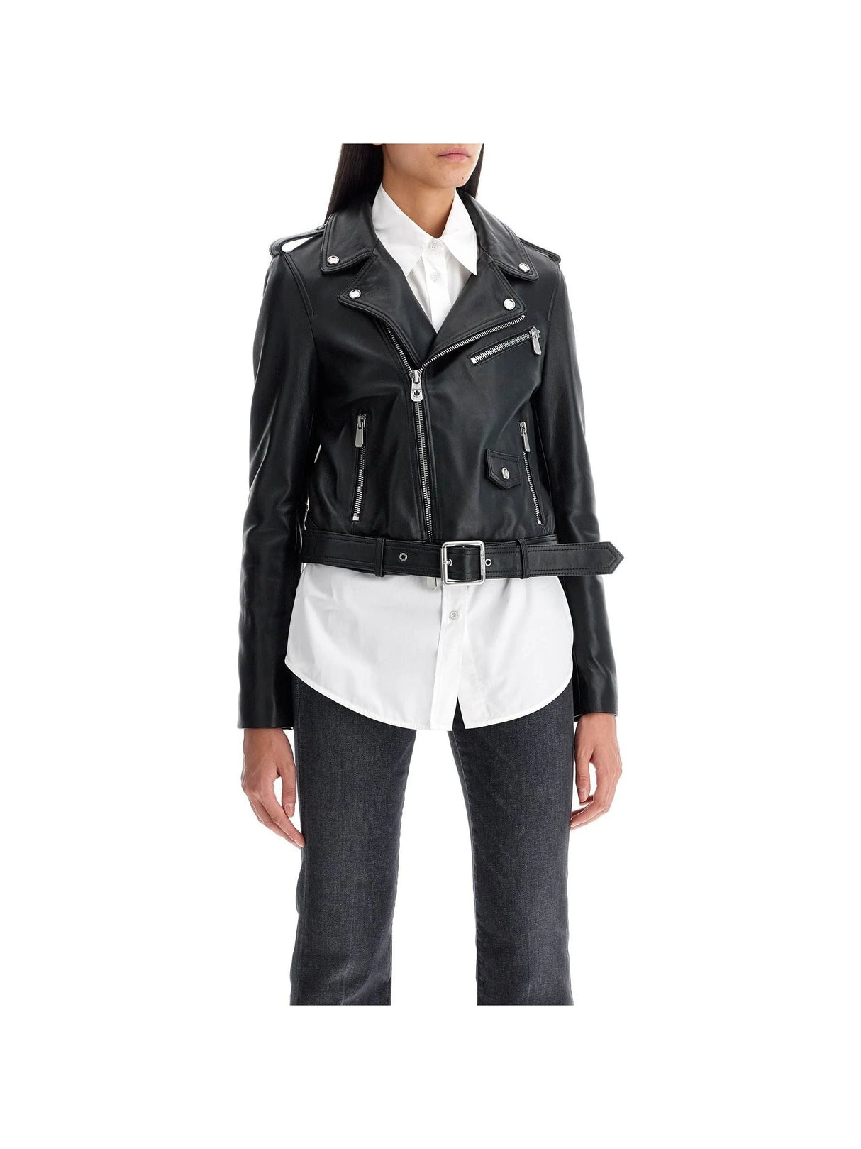 Nappa Leather Biker Jacket