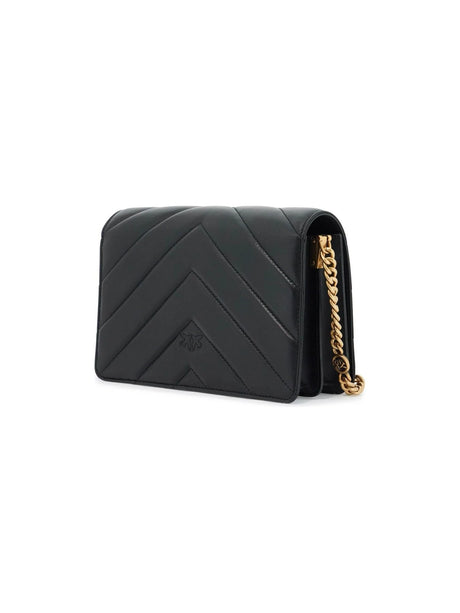 PINKO-Love Click Big Chevron Bag -JOHN JULIA.