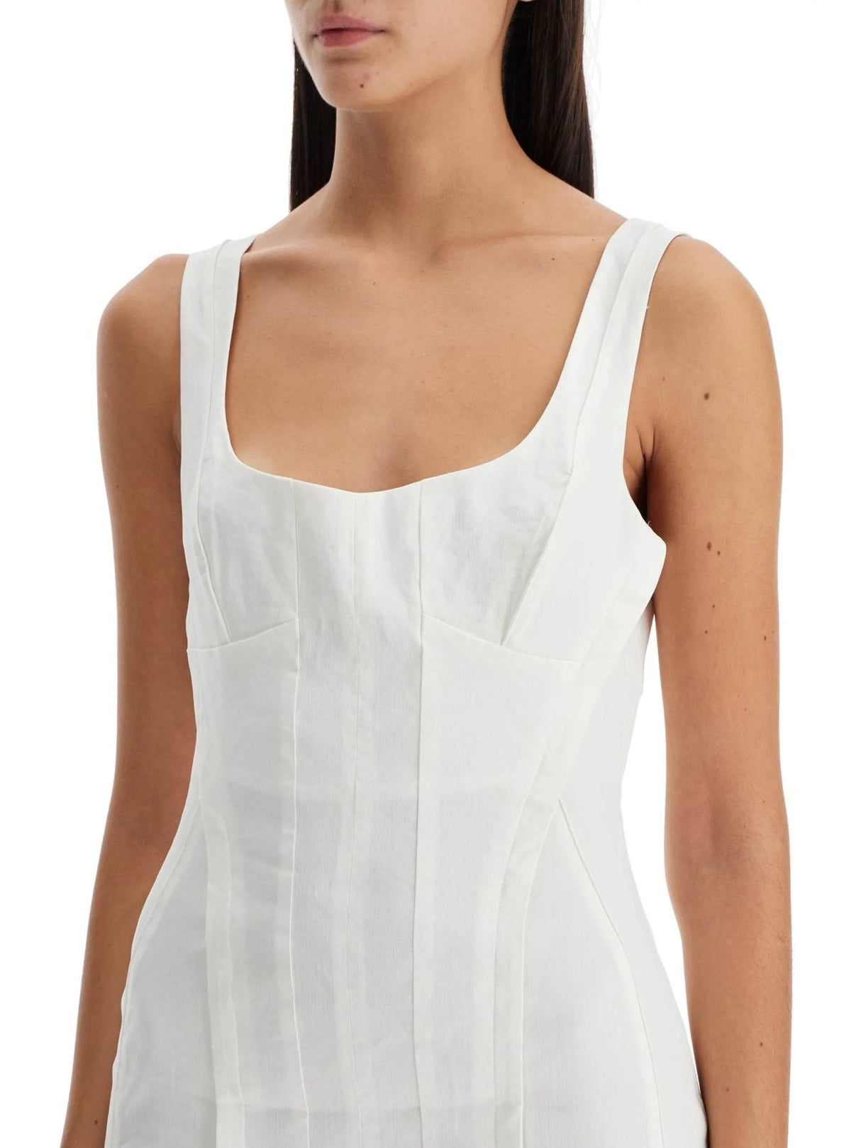 Sleeveless Linen Al