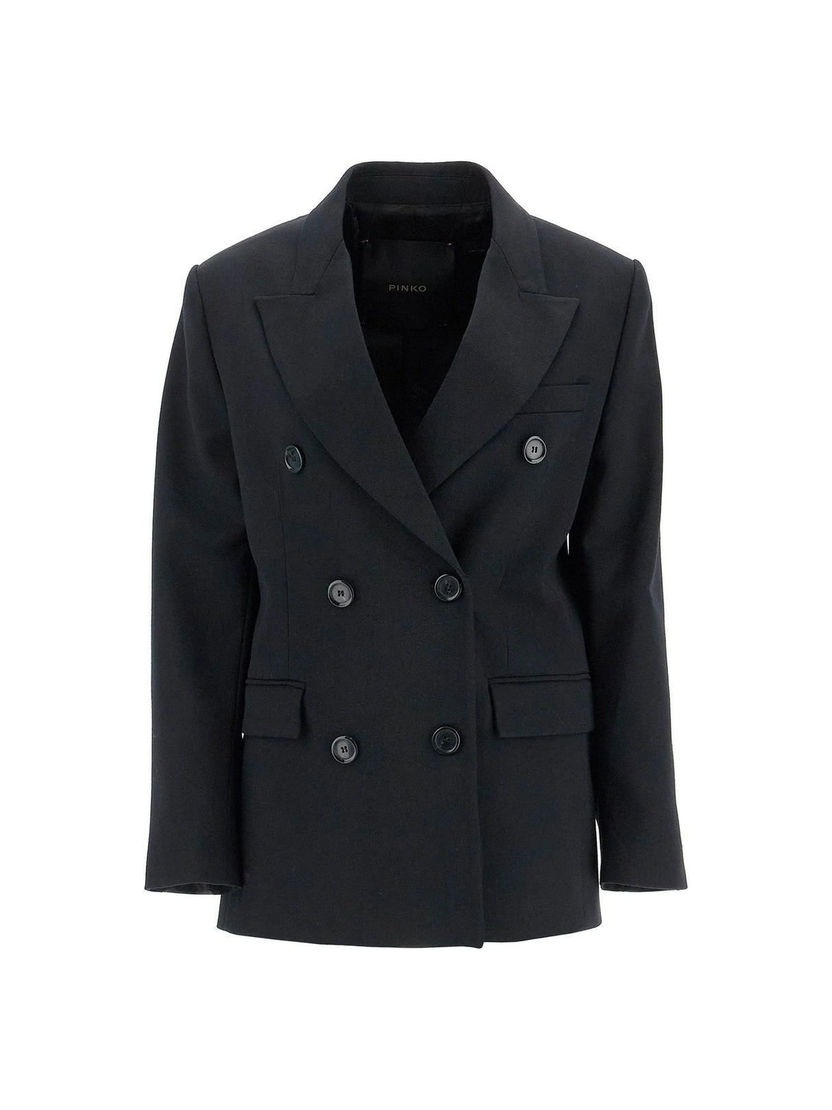 Stretch Wool Double-Breasted Blazer - Women > Clothing > Jackets and Blazers > Blazers and gilets