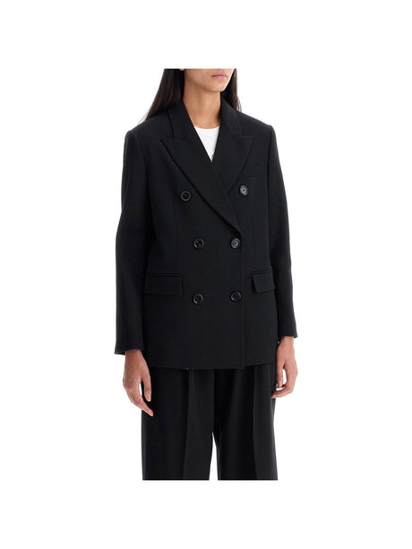 Stretch Wool Double-Breasted Blazer - Women > Clothing > Jackets and Blazers > Blazers and gilets