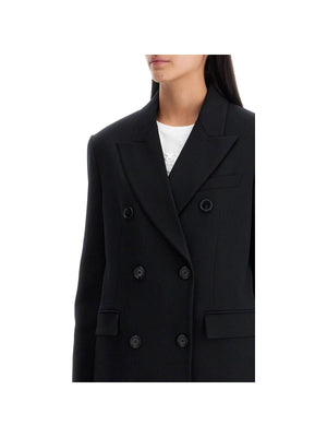 Stretch Wool Double-Breasted Blazer - Women > Clothing > Jackets and Blazers > Blazers and gilets