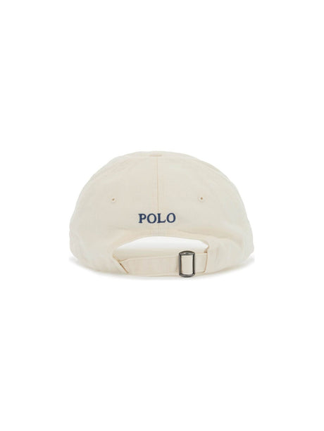 Baseball Cap With Embroidered Pony Logo