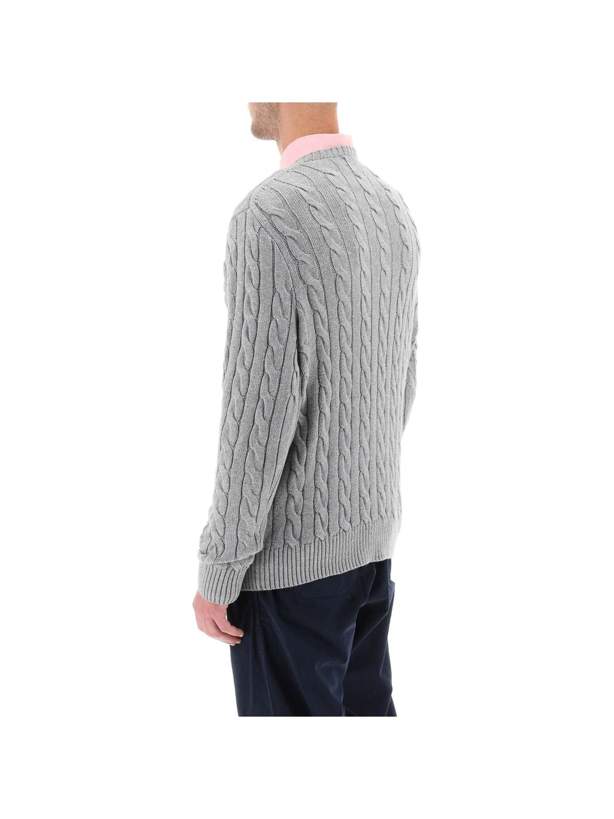 Cable Knit Cotton Sweater