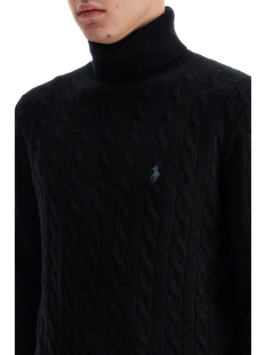 Cable-knit Wool And Cashmere Turt