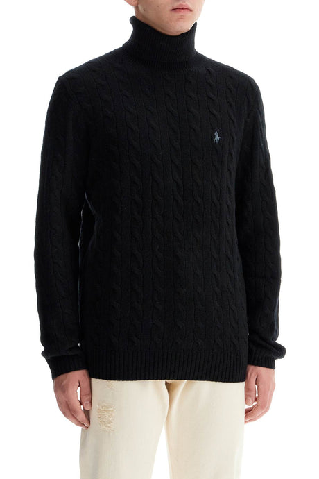 Cable-knit Wool And Cashmere Turt