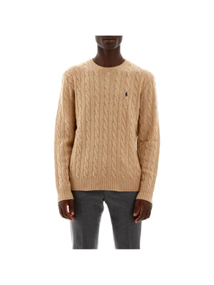 Cable Knit Wool-cashmere Sweater