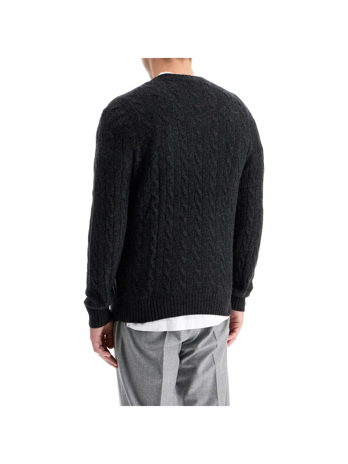 Cable Knit Wool-cashmere Sweater