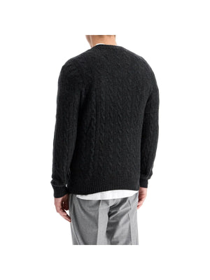 Cable Knit Wool-cashmere Sweater