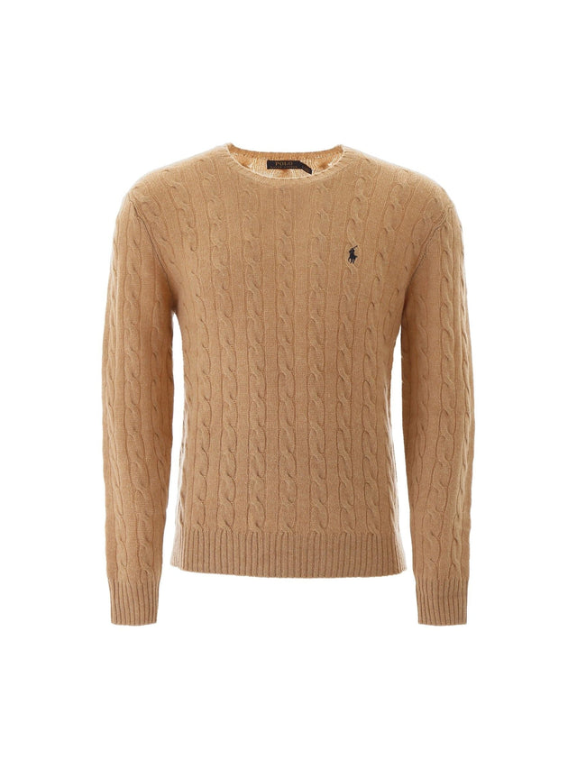 Cable Knit Wool-cashmere Sweater