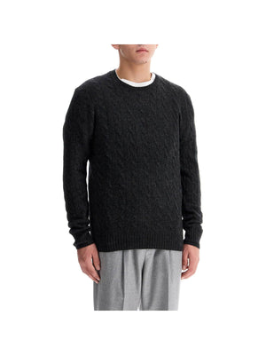 Cable Knit Wool-cashmere Sweater