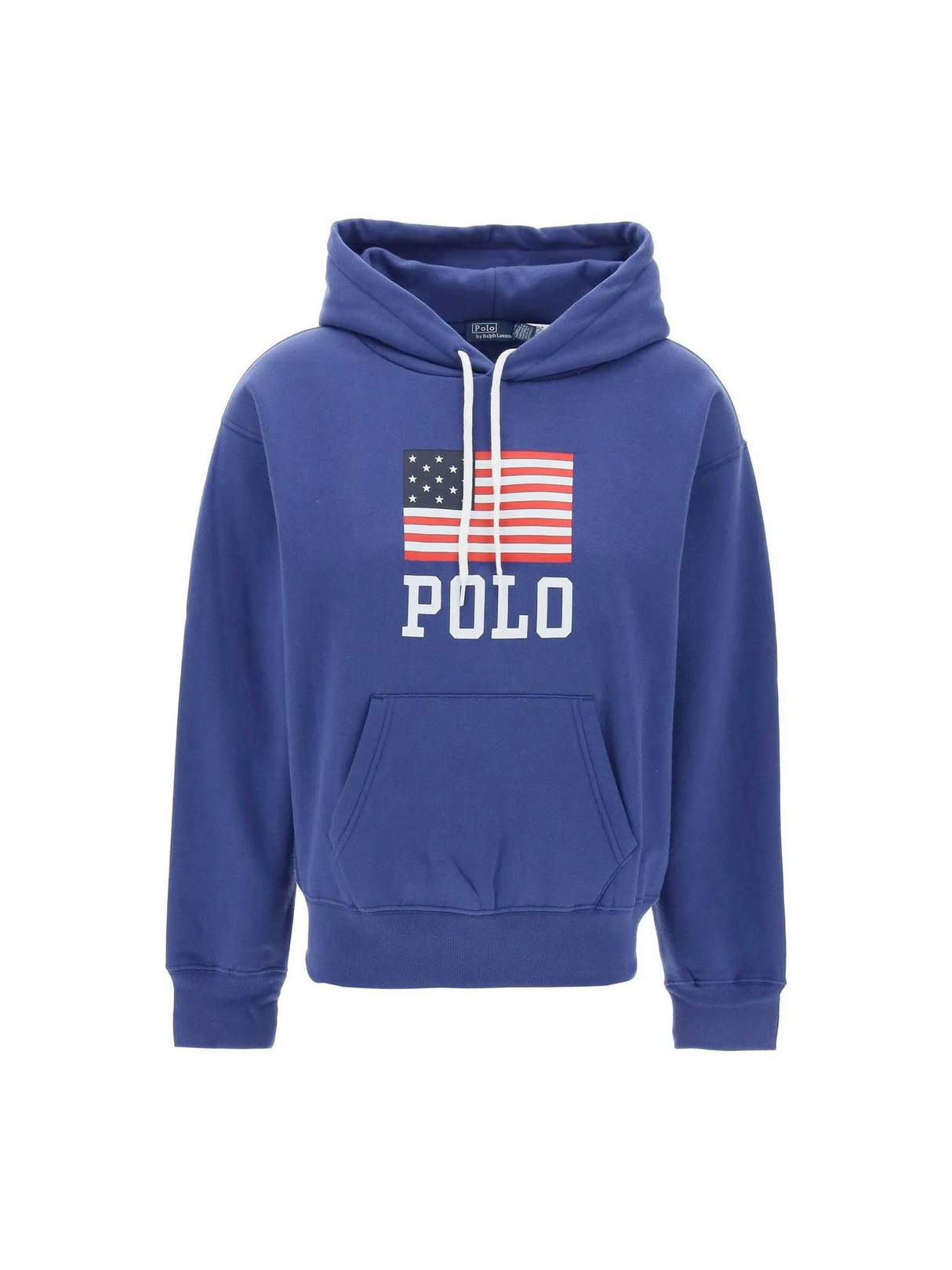 Charter Blue American Flag Cotton Hoodie.