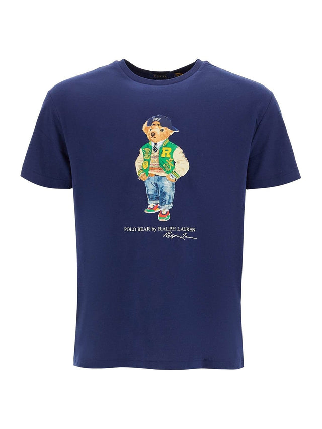 Classic Fit T-shirt With Polo Bear Print