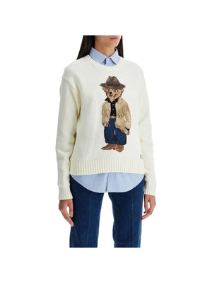 Cotton Polo Bear Pullover Sweater