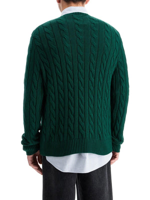 POLO RALPH LAUREN-Cotton Cable Knit Sweater-JOHN JULIA