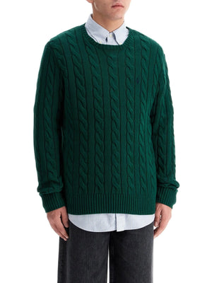 POLO RALPH LAUREN-Cotton Cable Knit Sweater-JOHN JULIA