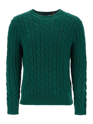 POLO RALPH LAUREN-Cotton Cable Knit Sweater-JOHN JULIA