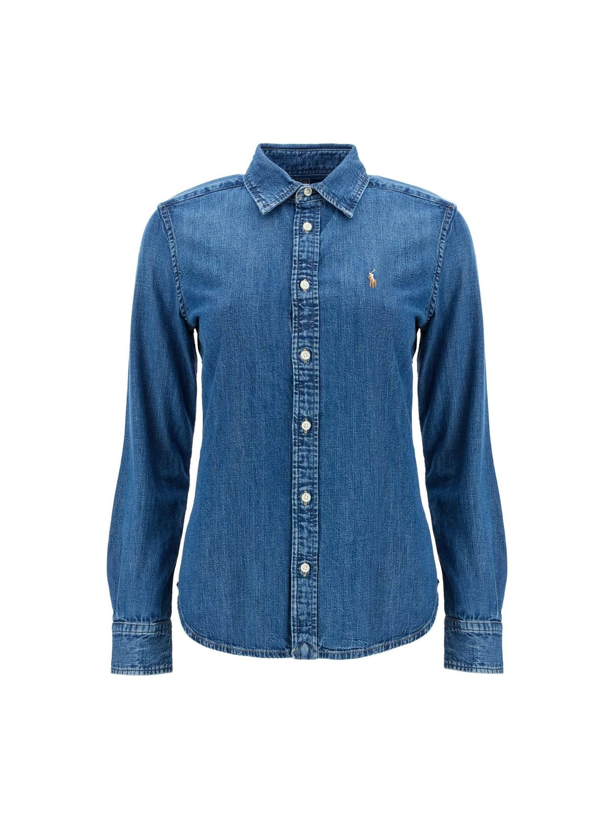 POLO RALPH LAUREN-Cotton Denim Shirt-JOHN JULIA