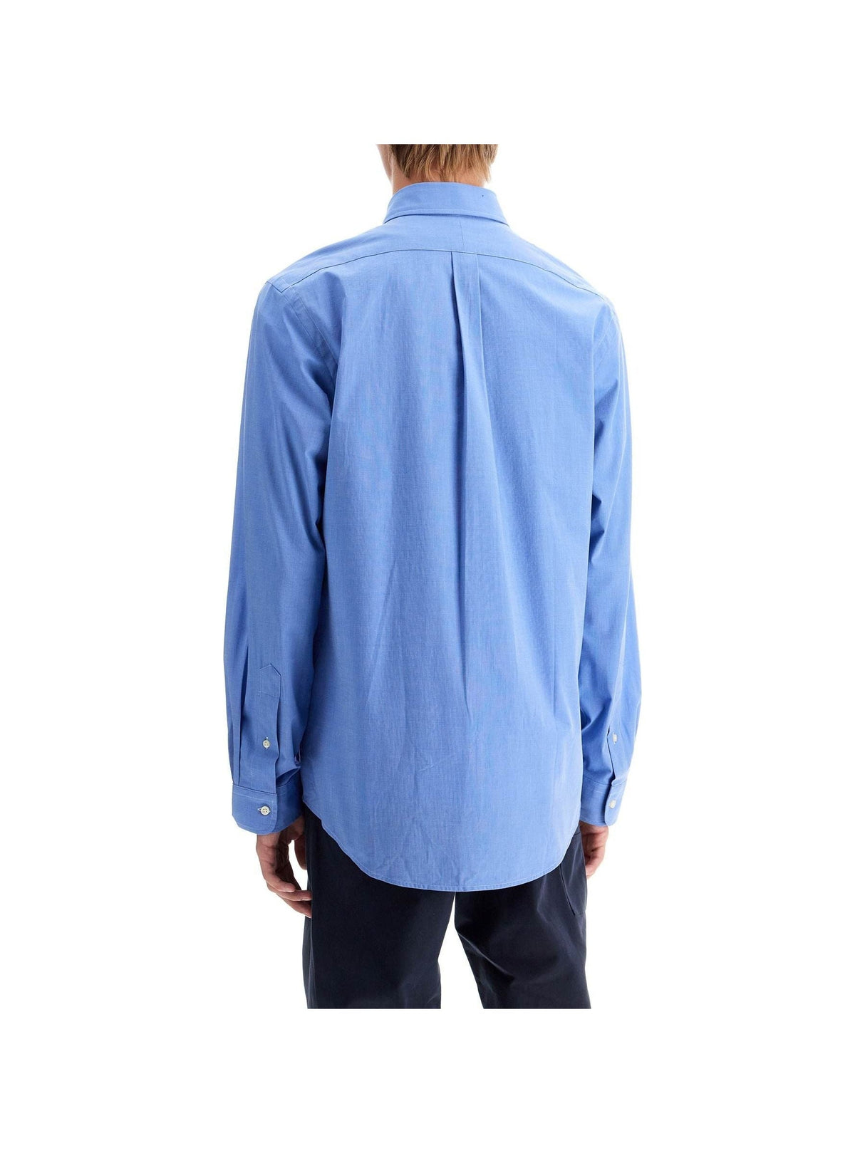 POLO RALPH LAUREN-Custom Fit Cotton Stretch Shirt -JOHN JULIA.