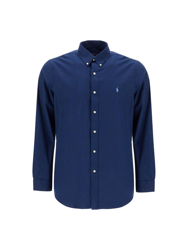 Custom Fit Cotton Shirt-Polo Ralph Lauren-JOHN JULIA