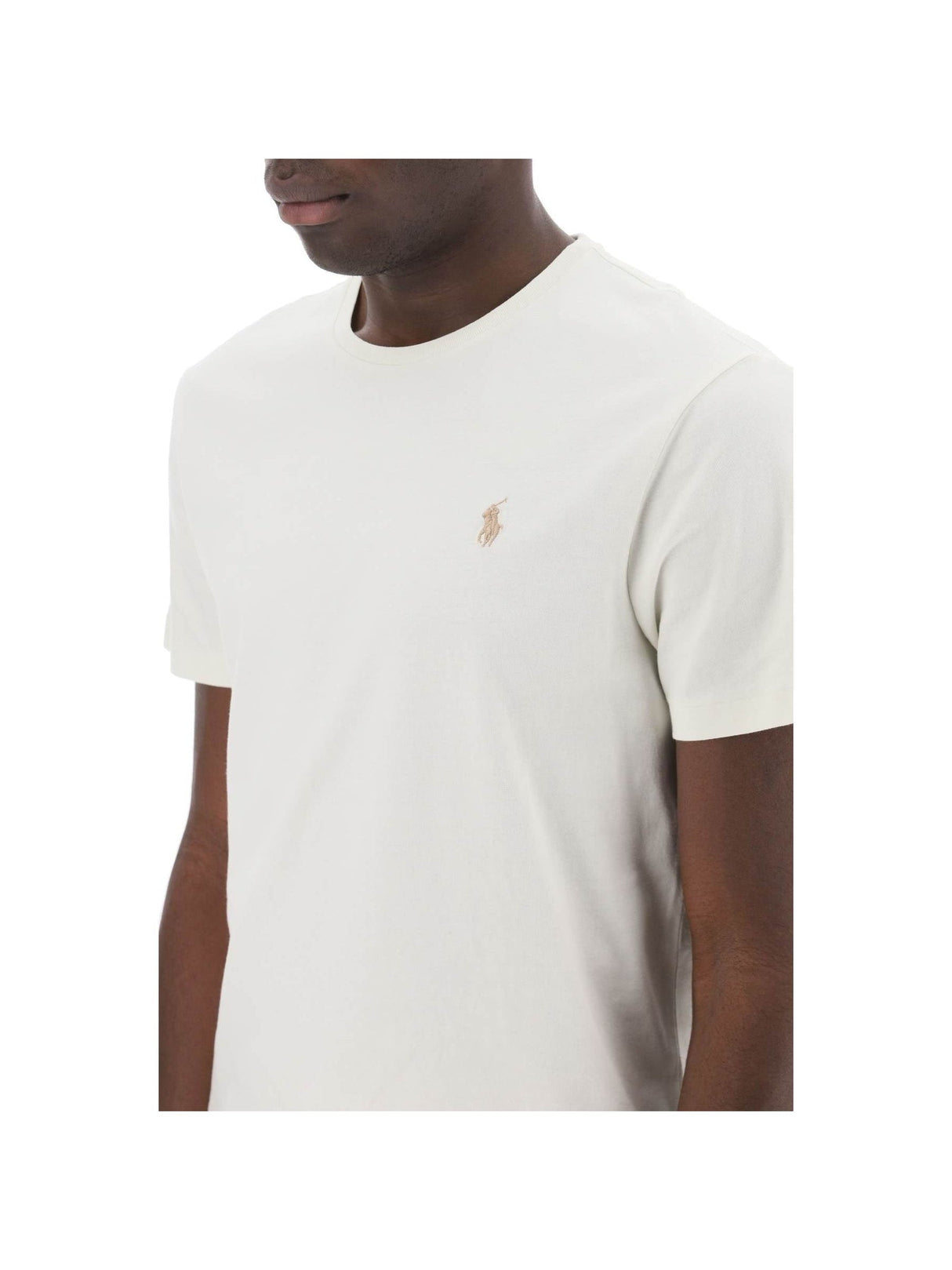 POLO RALPH LAUREN-Custom Slim Fit Jersey T Shirt -JOHN JULIA.