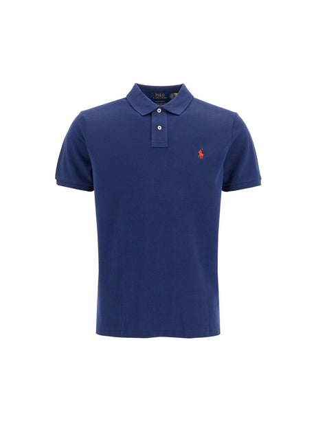 POLO RALPH LAUREN-Custom Slim Fit Short Sleeve Polo Shirt-JOHN JULIA