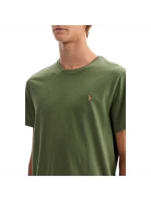 POLO RALPH LAUREN-Custom Slim Fit Crewneck T Shirt -JOHN JULIA.