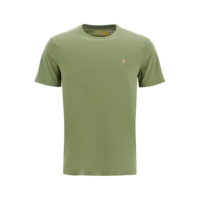 POLO RALPH LAUREN-Custom Slim Fit Crewneck T Shirt -JOHN JULIA.