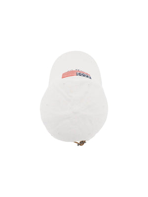 Embroidered Flag Cotton Twill Cap