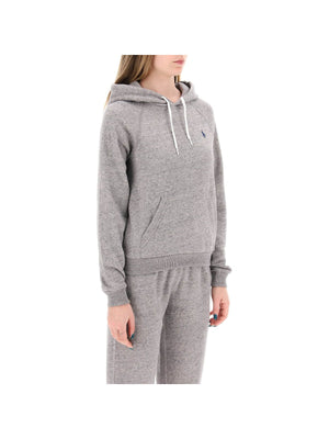 Embroidered Logo Cotton Hoodie - Women > Clothing > Tops and Sweatshirts > Sweatshirts