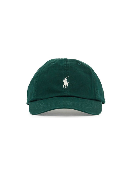 Baseball Cap With Embroidered Pony Logo