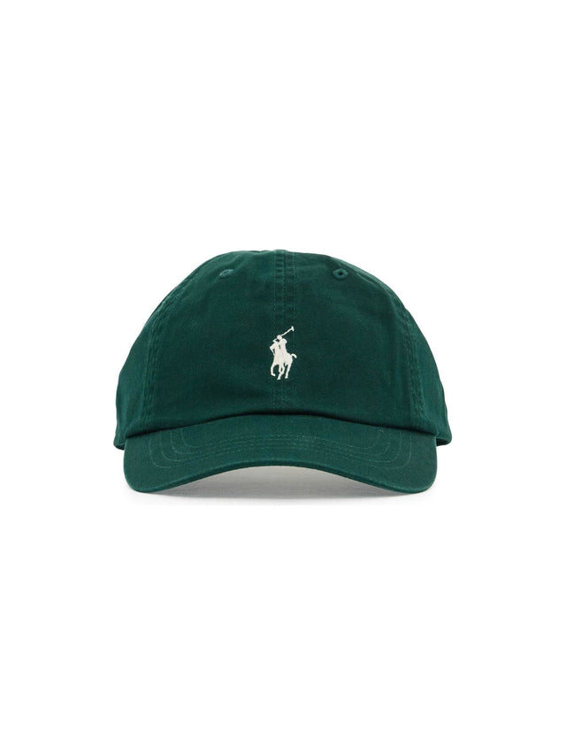 Baseball Cap With Embroidered Pony Logo