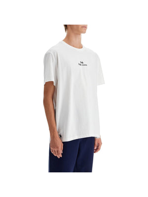 POLO RALPH LAUREN-Embroidered Signature T Shirt -JOHN JULIA.