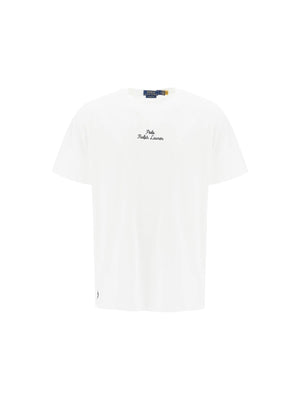 POLO RALPH LAUREN-Embroidered Signature T Shirt -JOHN JULIA.