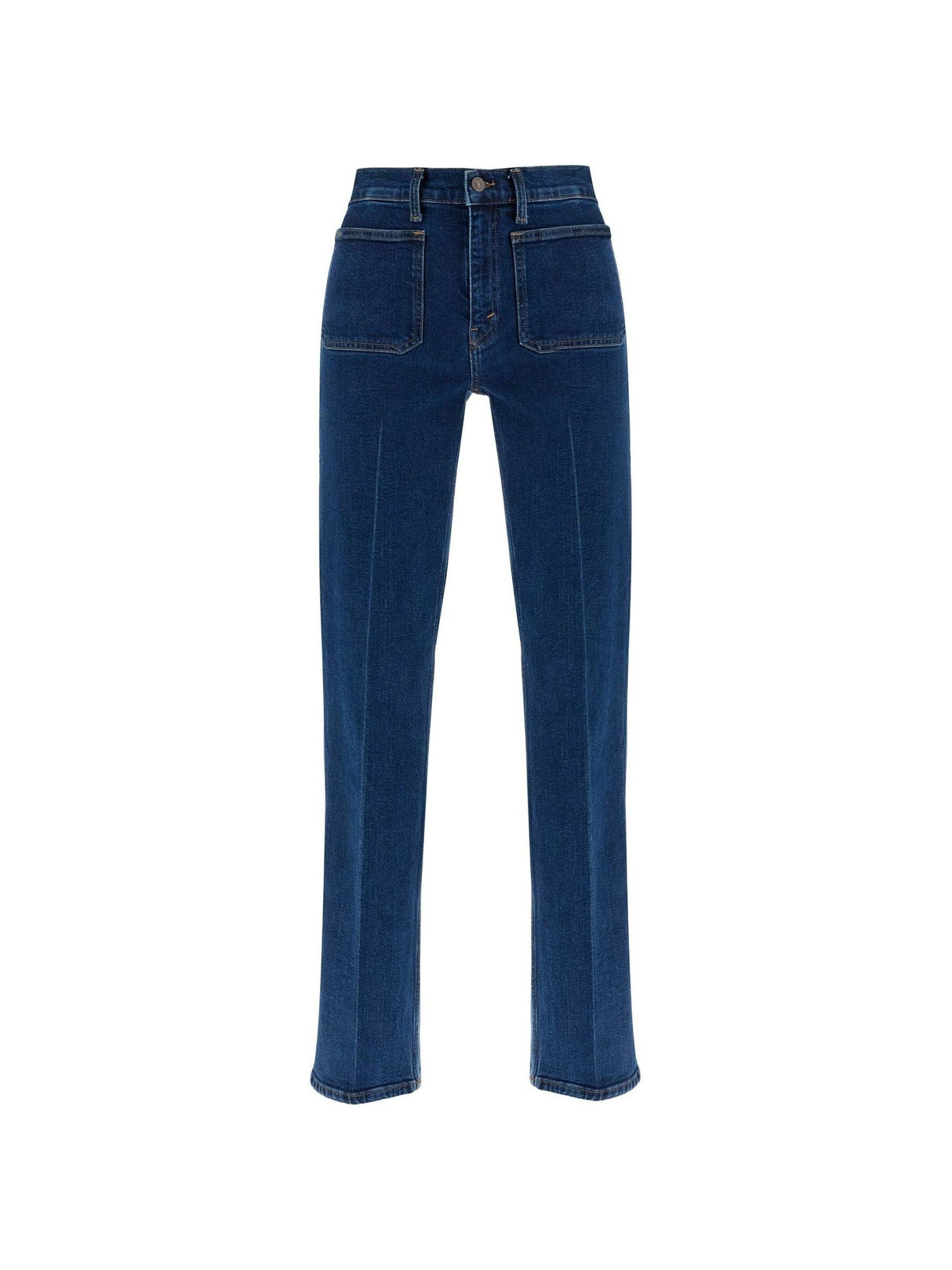 Flared Stretch Denim Jeans