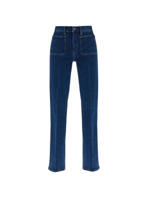 Flared Stretch Denim Jeans - 22 - Women > Clothing > Jeans > Jeans