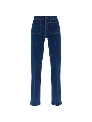 Flared Stretch Denim Jeans - 22 - Women > Clothing > Jeans > Jeans