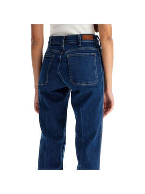 Flared Stretch Denim Jeans