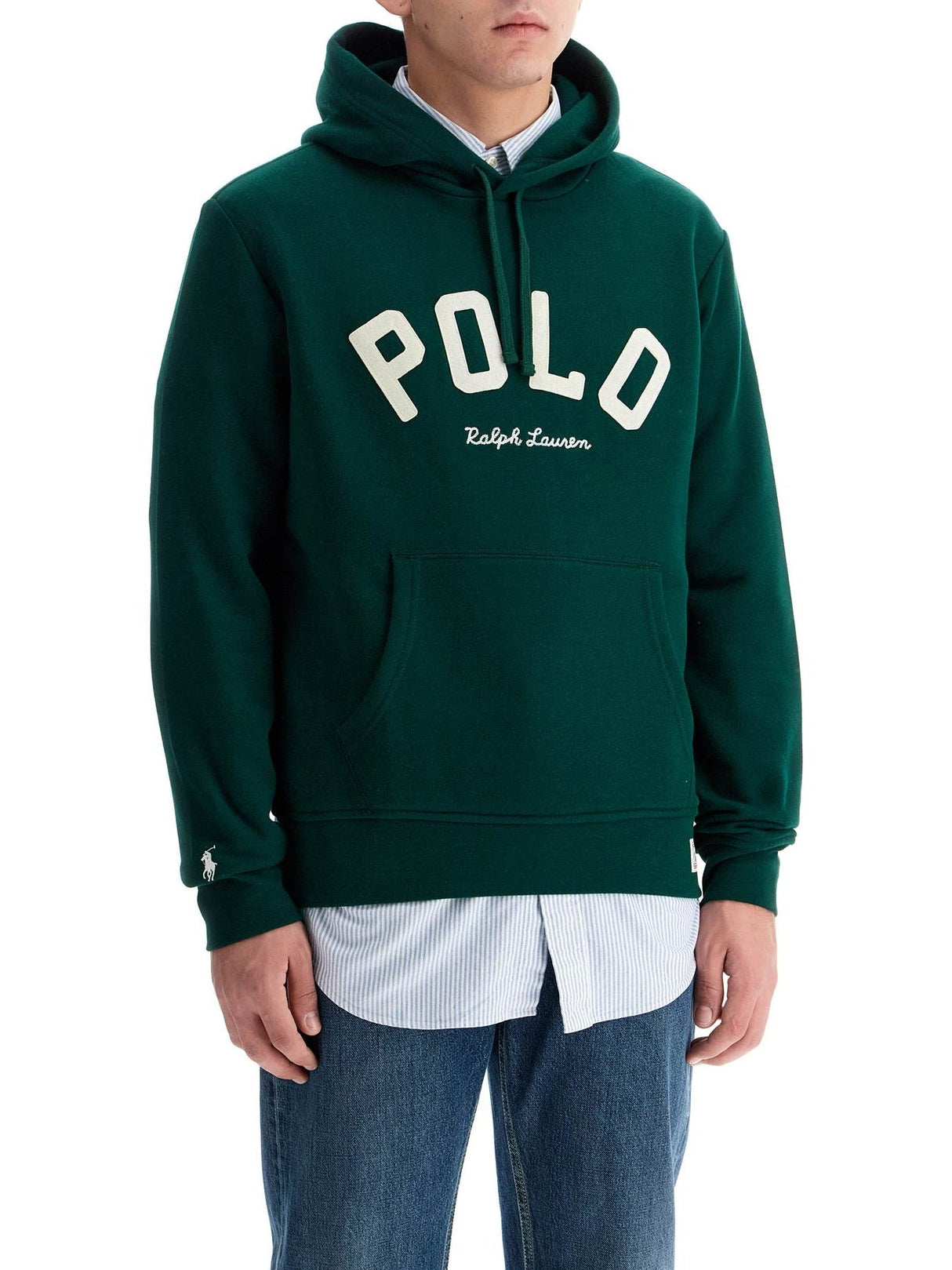 POLO RALPH LAUREN-Hooded Sweatshirt with Embroidery-JOHN JULIA