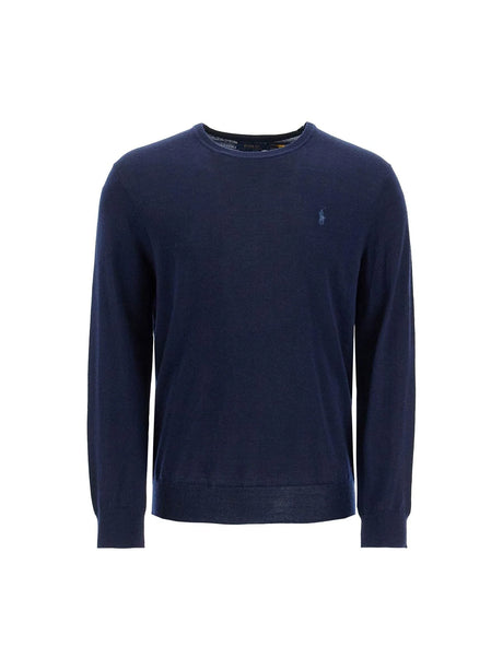 Crewneck Wool Sweater-Polo Ralph Lauren-JOHN JULIA