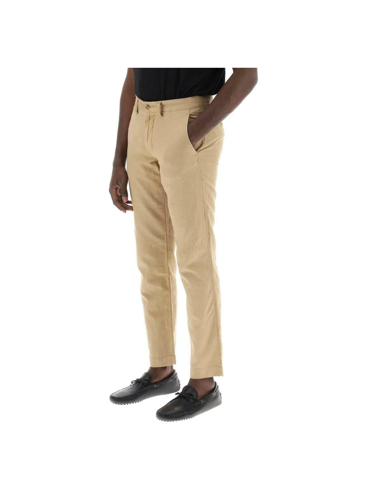 Linen and Cotton Trousers POLO RALPH LAUREN JOHN JULIA.