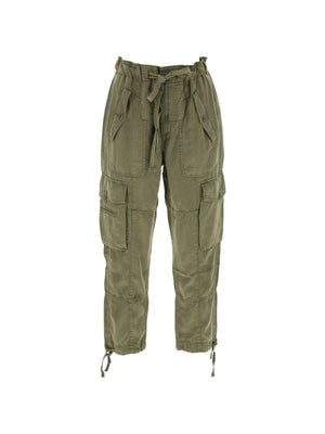 Lyocell Drawstring Cargo Pants POLO RALPH LAUREN JOHN JULIA.