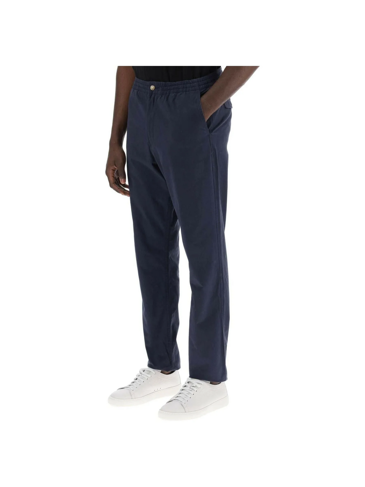 Nautical Ink Navy Prepster Classic Fit Cotton Pants POLO RALPH LAUREN JOHN JULIA.