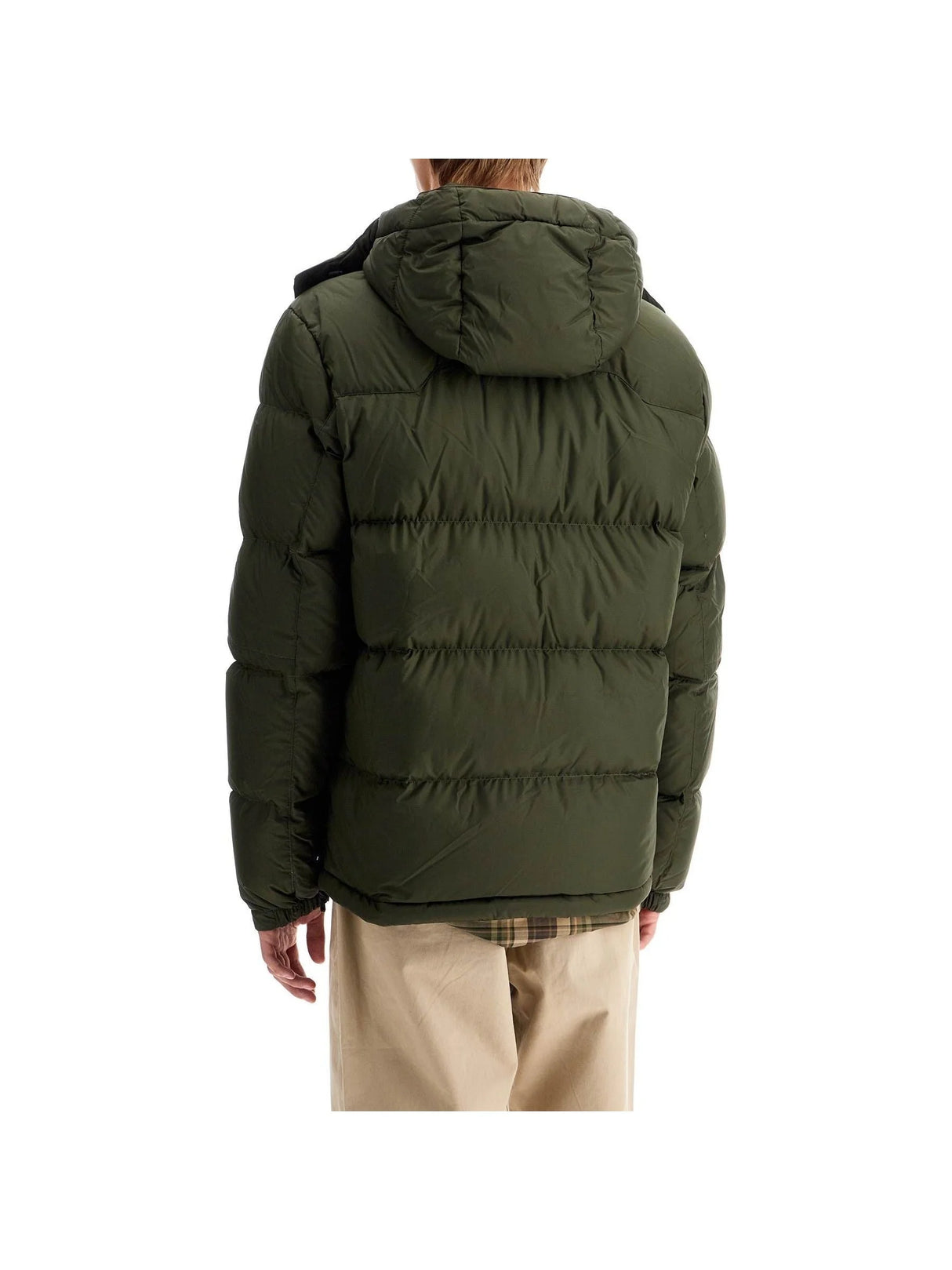 Quilted Down Hooded Jacket